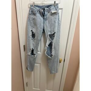 Wild Fable Distressed Jeans Size 30 High-Rise Mom Jeans Size 0